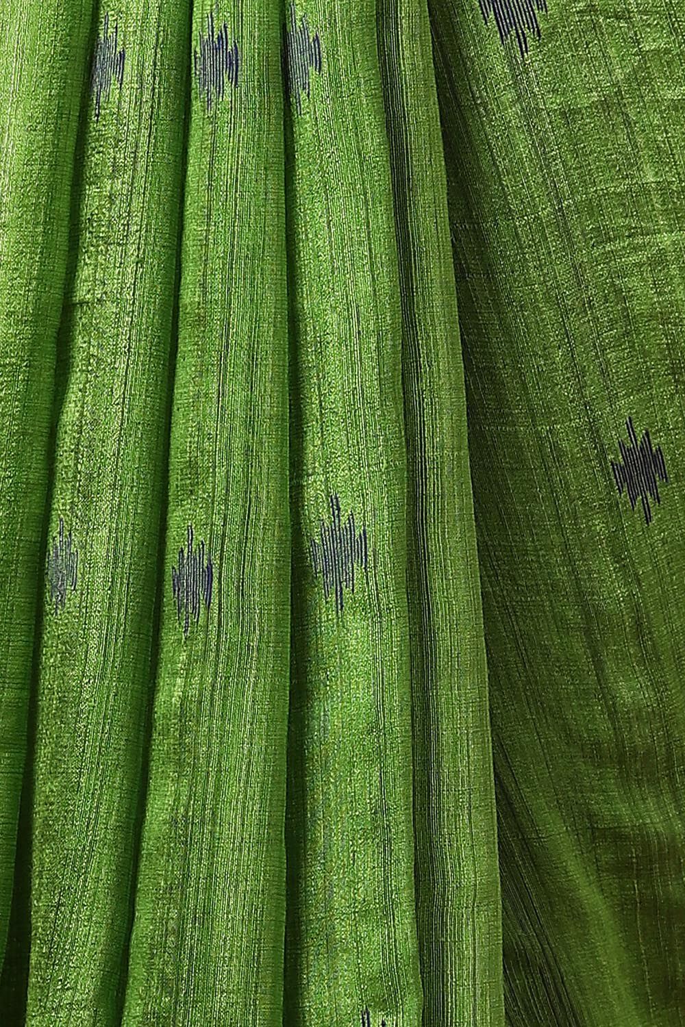 Green Pure Silk Vanya Jamdani Saree image number null