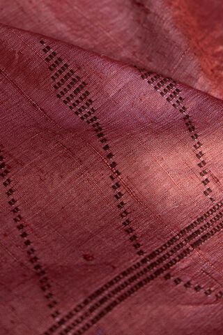 Purple Bhagalpur Woven Pure Tussar Silk Saree thumbnail image number null