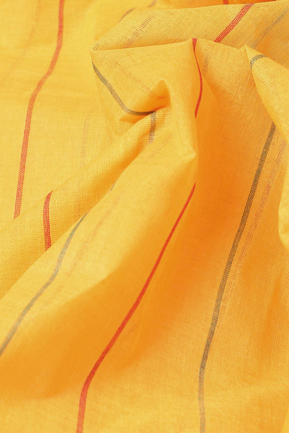 Yellow Pure Cotton Bengal Saree image number null