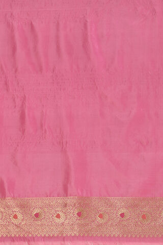 Violet Pure Silk Woven Banarasi Saree thumbnail image number null