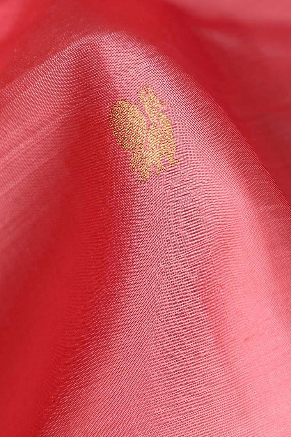 Light Pink Pure Silk Kanjivaram Saree image number null