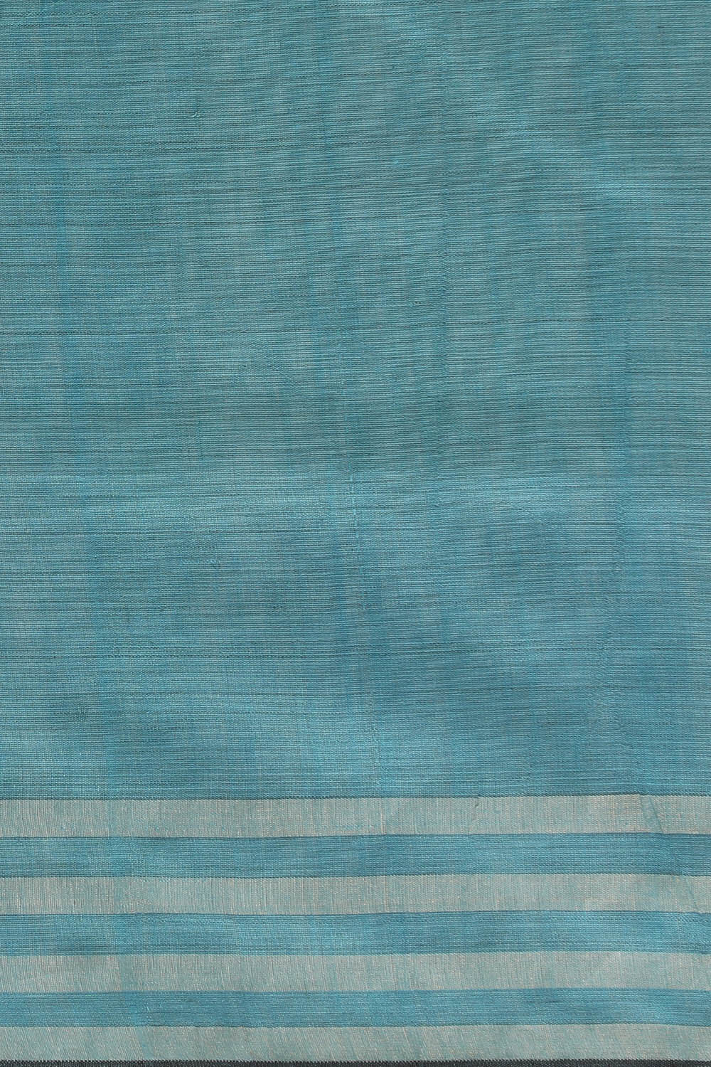 Light Blue Pure Tussar Silk Bhagalpuri Saree image number null