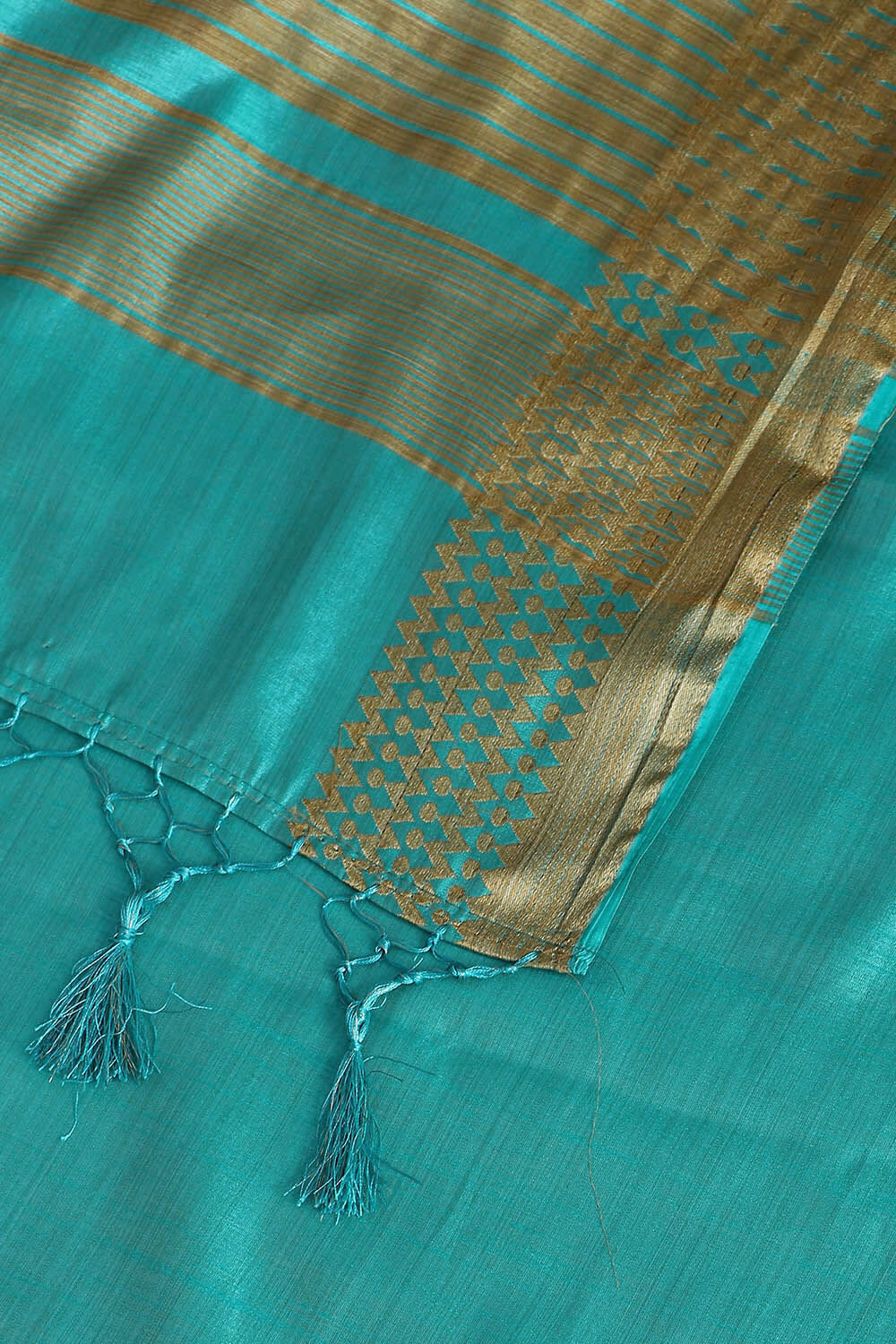 Blue Pure Embroidered Saree image number null