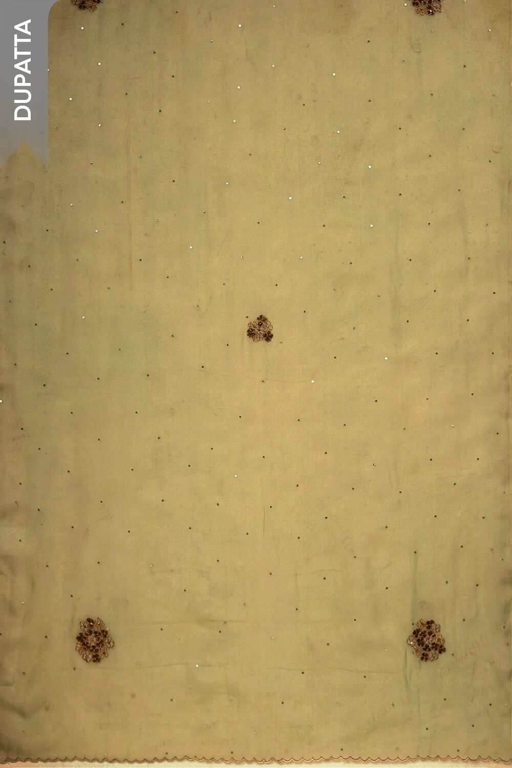 Light Green Viscose Tissue Embroidered Unstitched Suit Set image number null