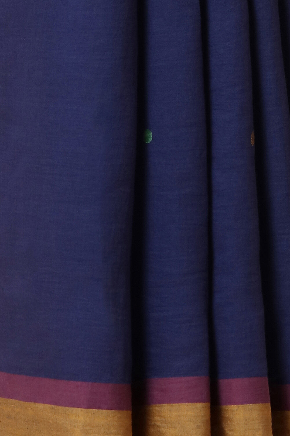 Blue Cotton Pure Khadi Jamdani Saree image number null