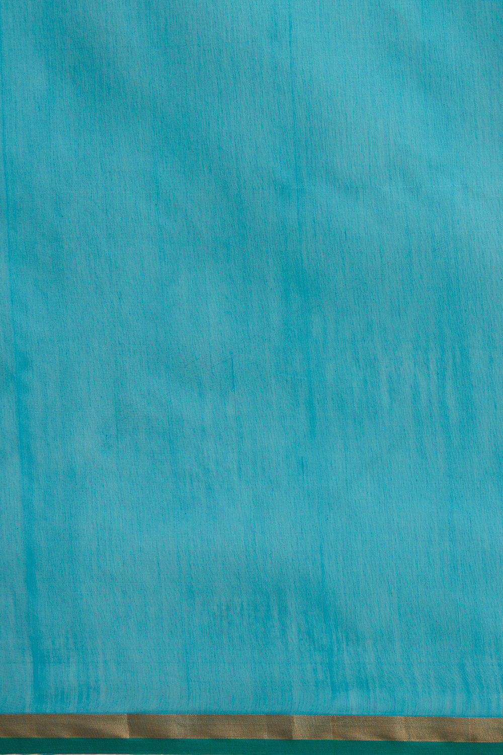 Blue Pure Silk Cotton Chanderi Saree image number null
