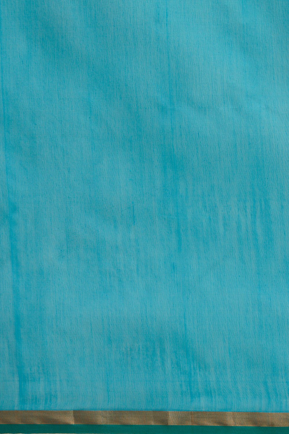 Blue Pure Silk Cotton Chanderi Saree image number null