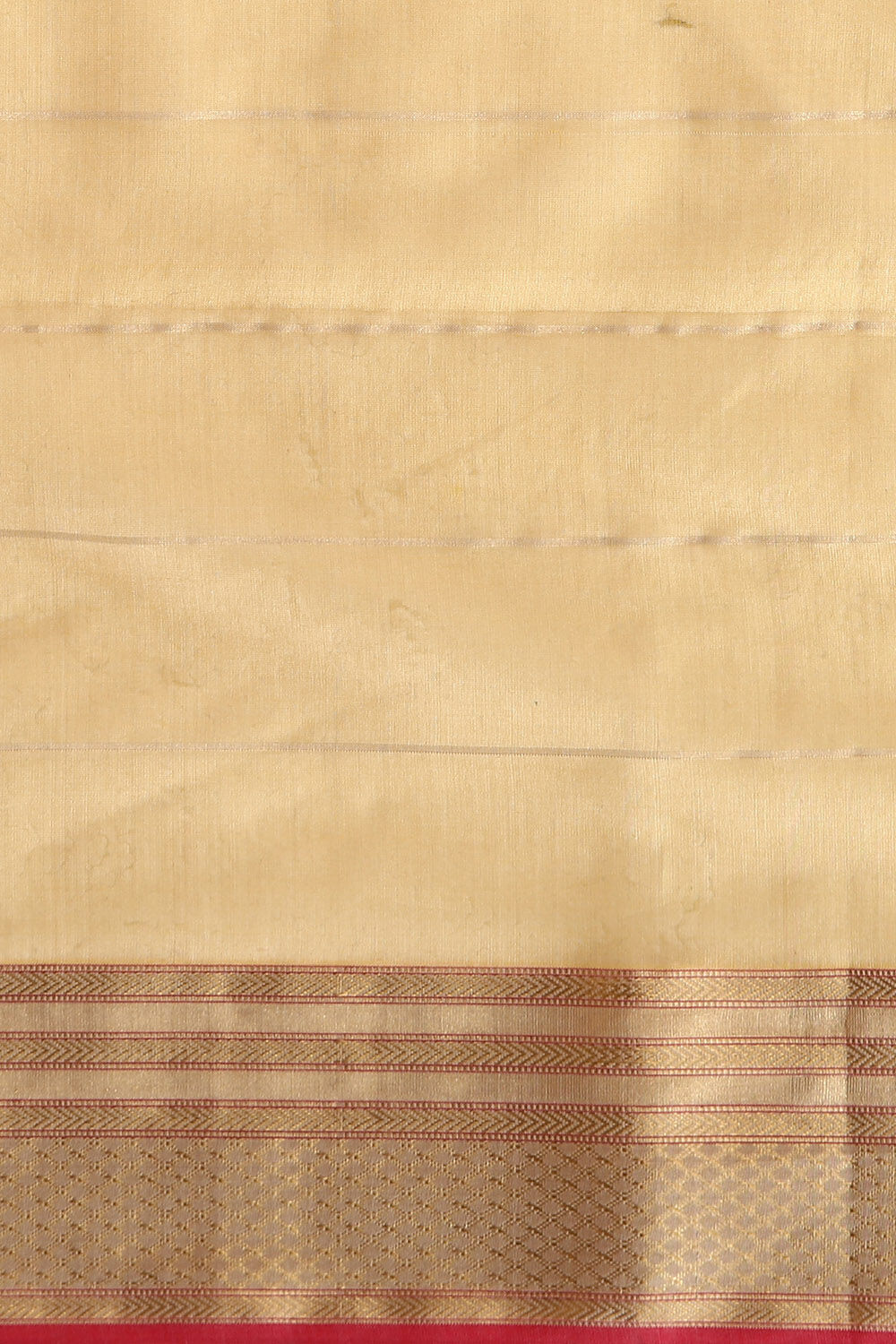 Yellow Pure Silk Cotton Maheswari Saree image number null