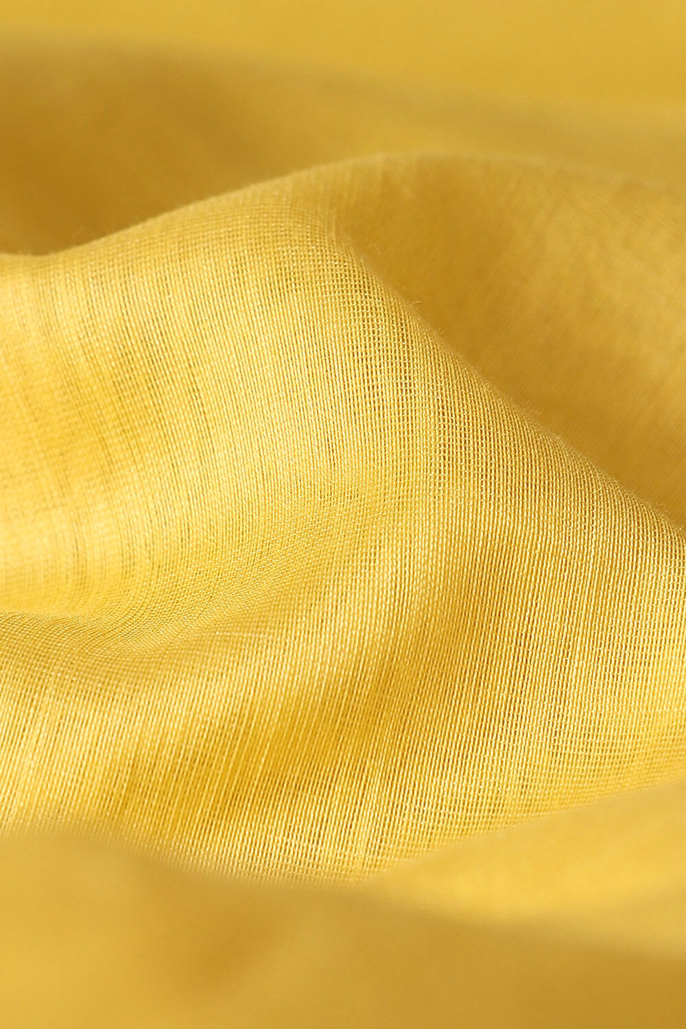 Yellow Pure Silk Cotton Maheswari Saree image number null