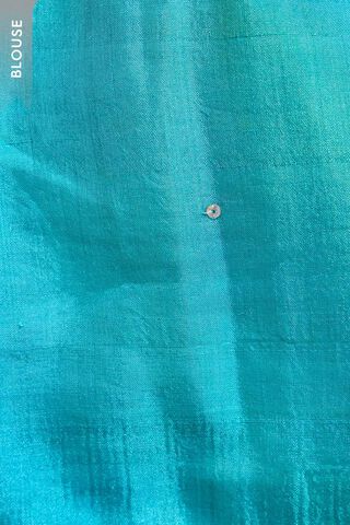 Blue Bengal Pure Silk Hand Painted Saree thumbnail image number null