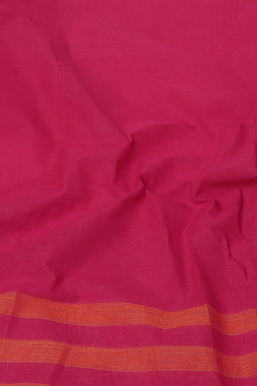 Red Pure Cotton Bengal Saree image number null