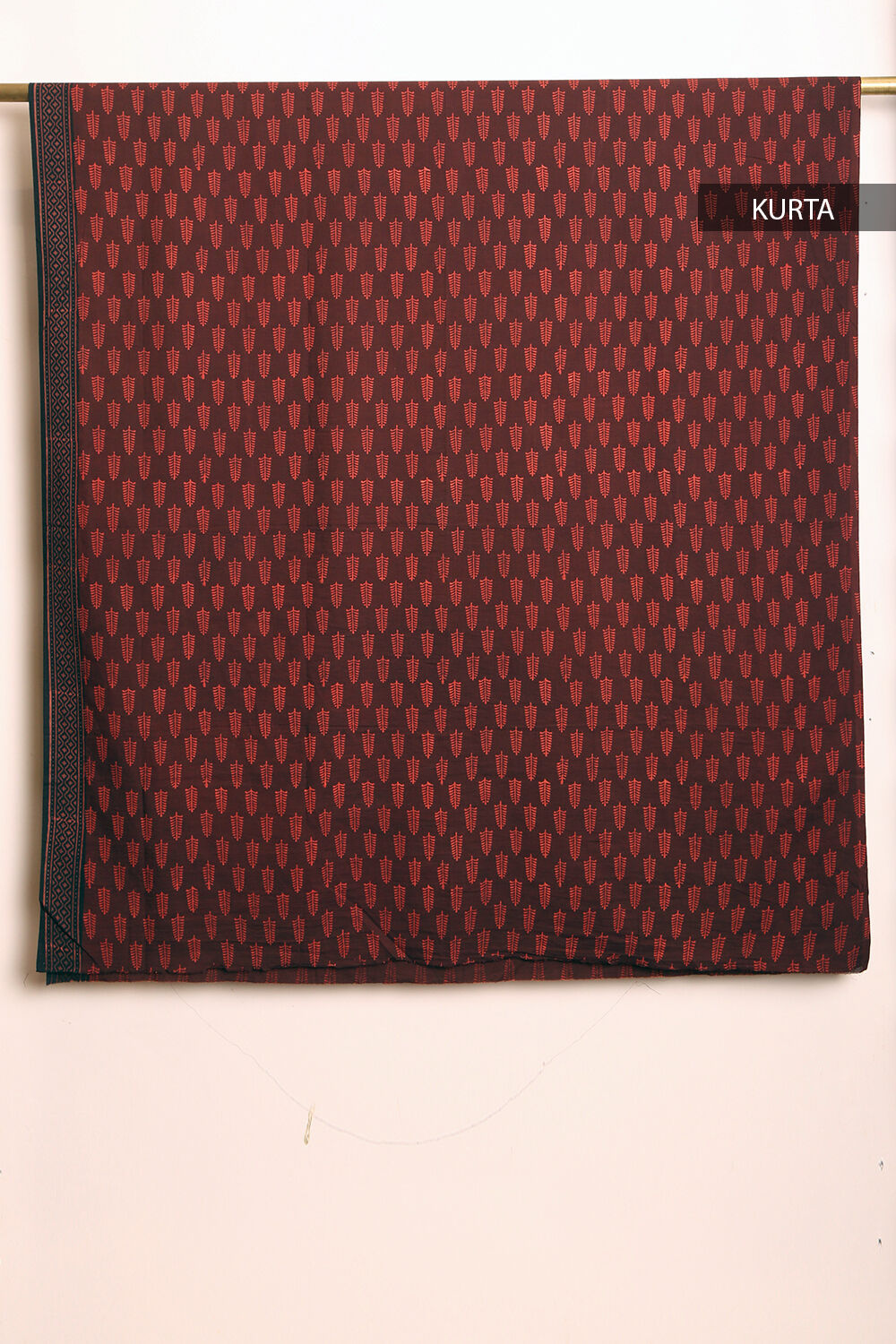 Dark Green Printed Pure Cotton Suit Set image number null