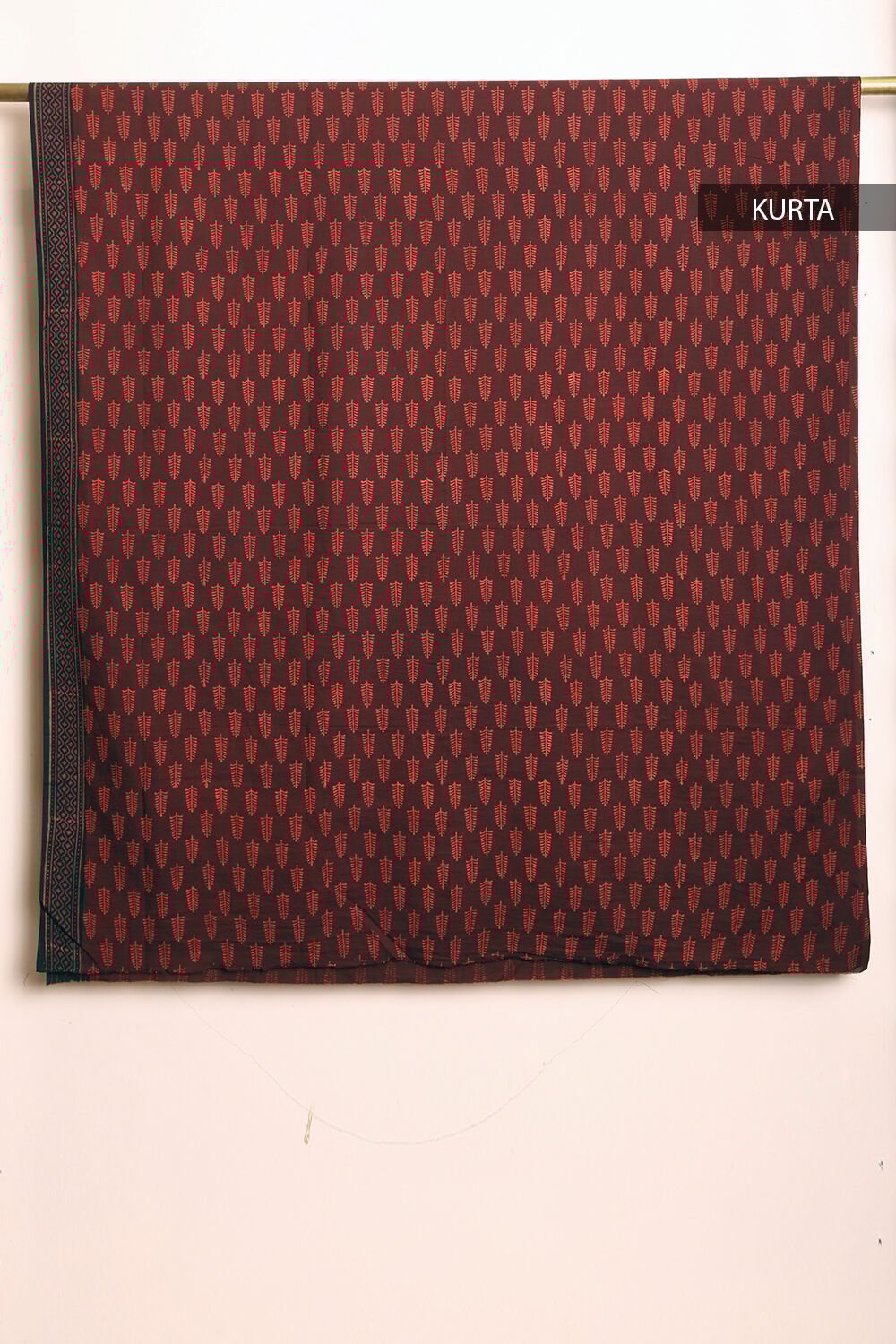 Dark Green Printed Pure Cotton Suit Set image number null