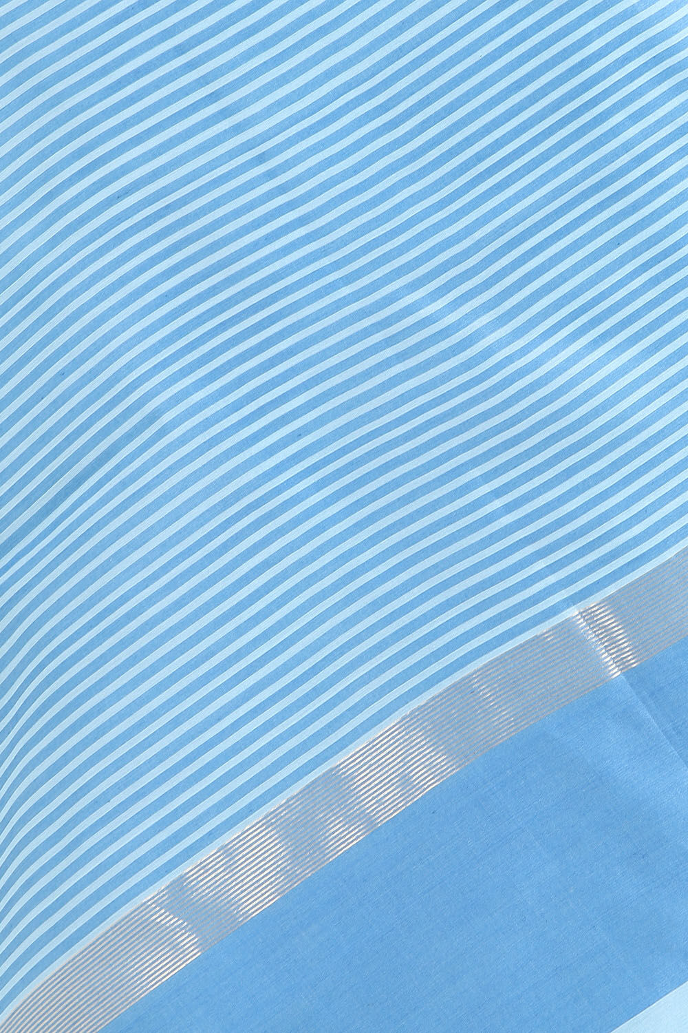 Light Blue Pure Silk Cotton Maheswari Saree image number null