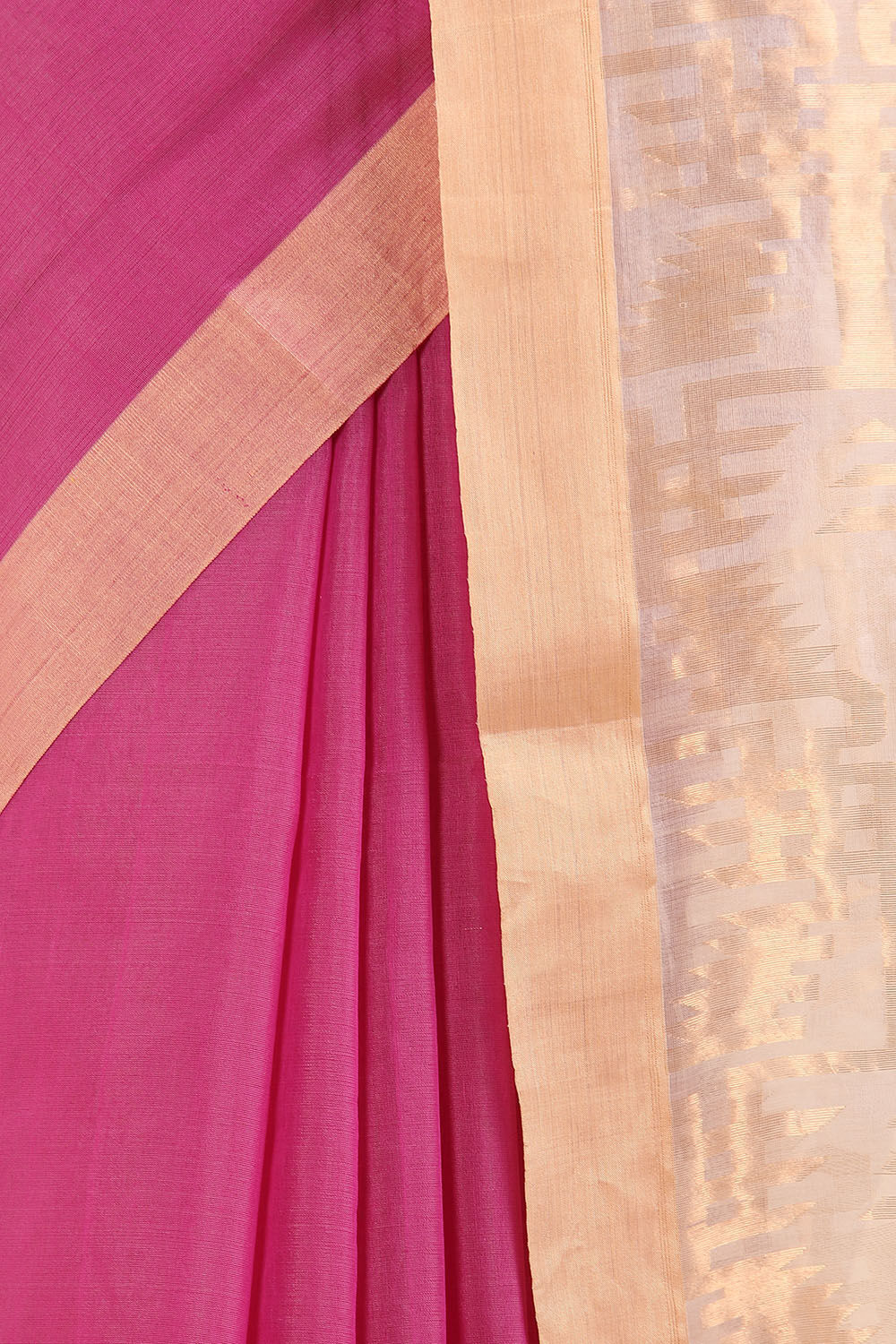 Purple Pure Silk Cotton Bengal Saree image number null