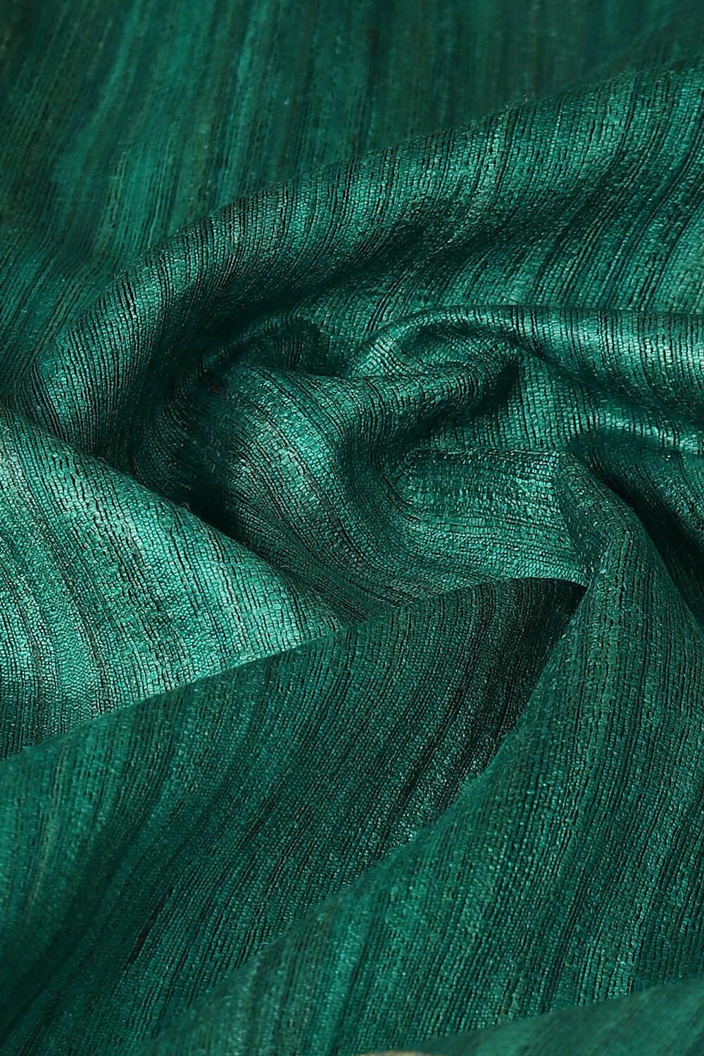 Green Pure Tussar Tie and Dye image number null