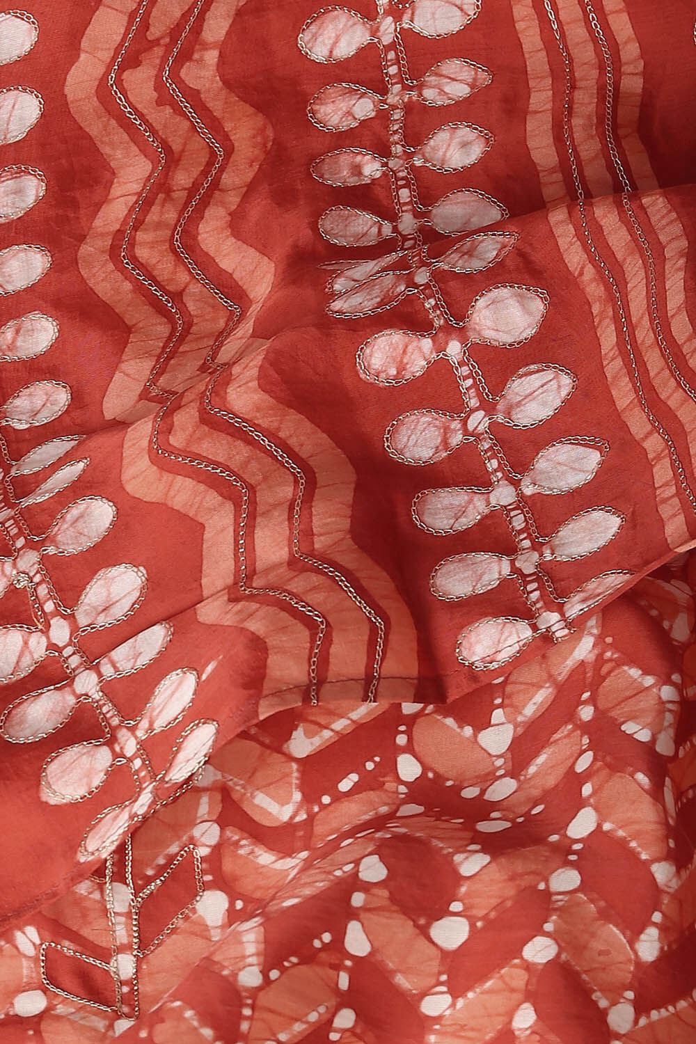 Orange Luxe Vegan Saree image number null