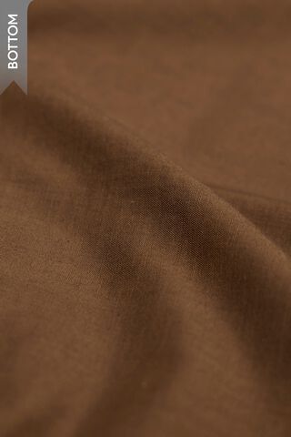 Brown Pure Silk Cotton Embroidered Unstitched Suit Set thumbnail image number null