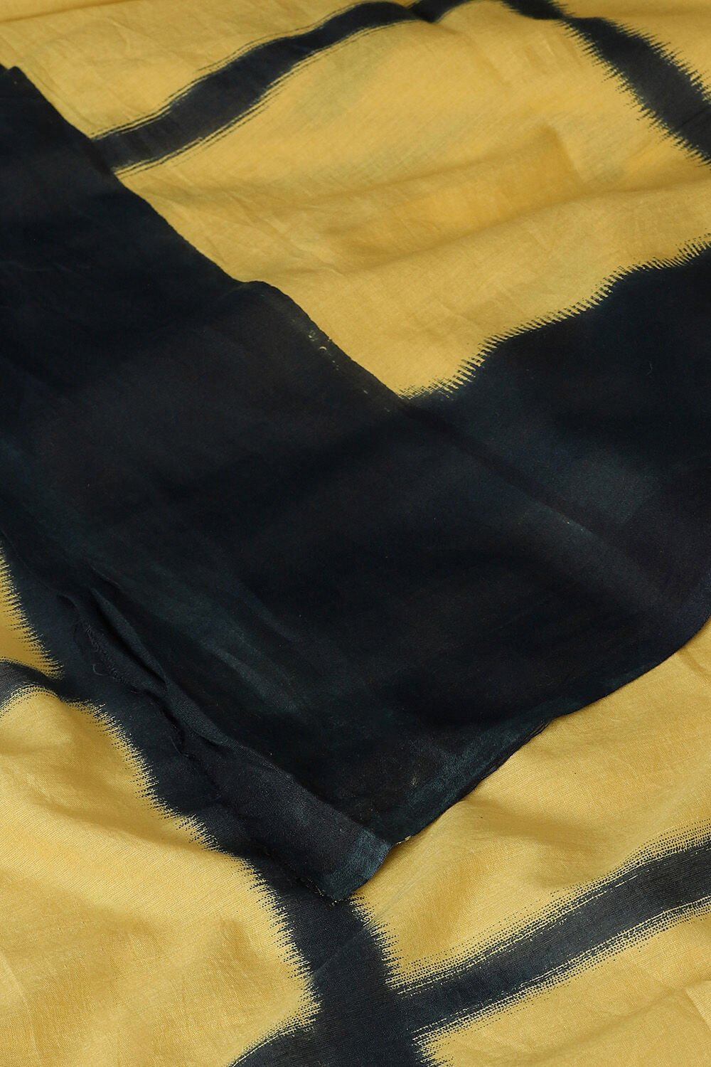Yellow Pure Cotton Printed Saree image number null