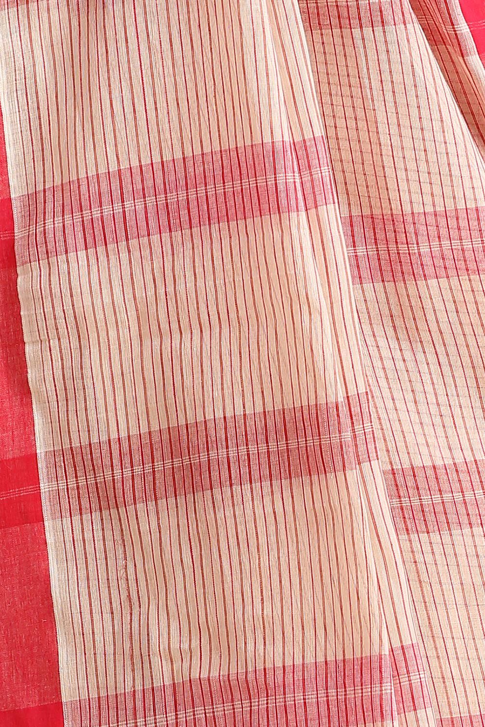Beige Pure Cotton Naranyanpet Saree image number null