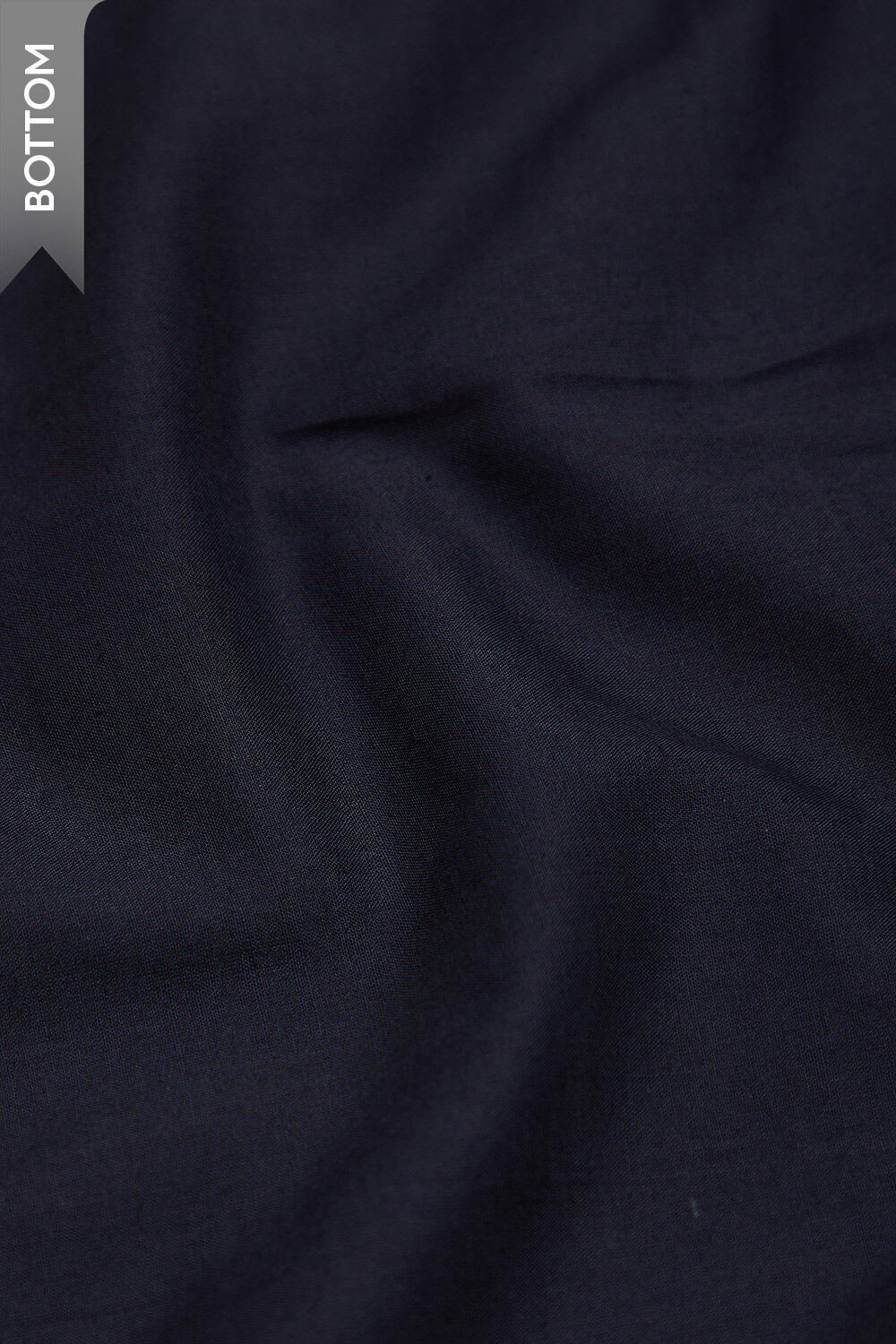 Dark Blue Block Printed Pure Silk Cotton Unstitched Suit Set image number null