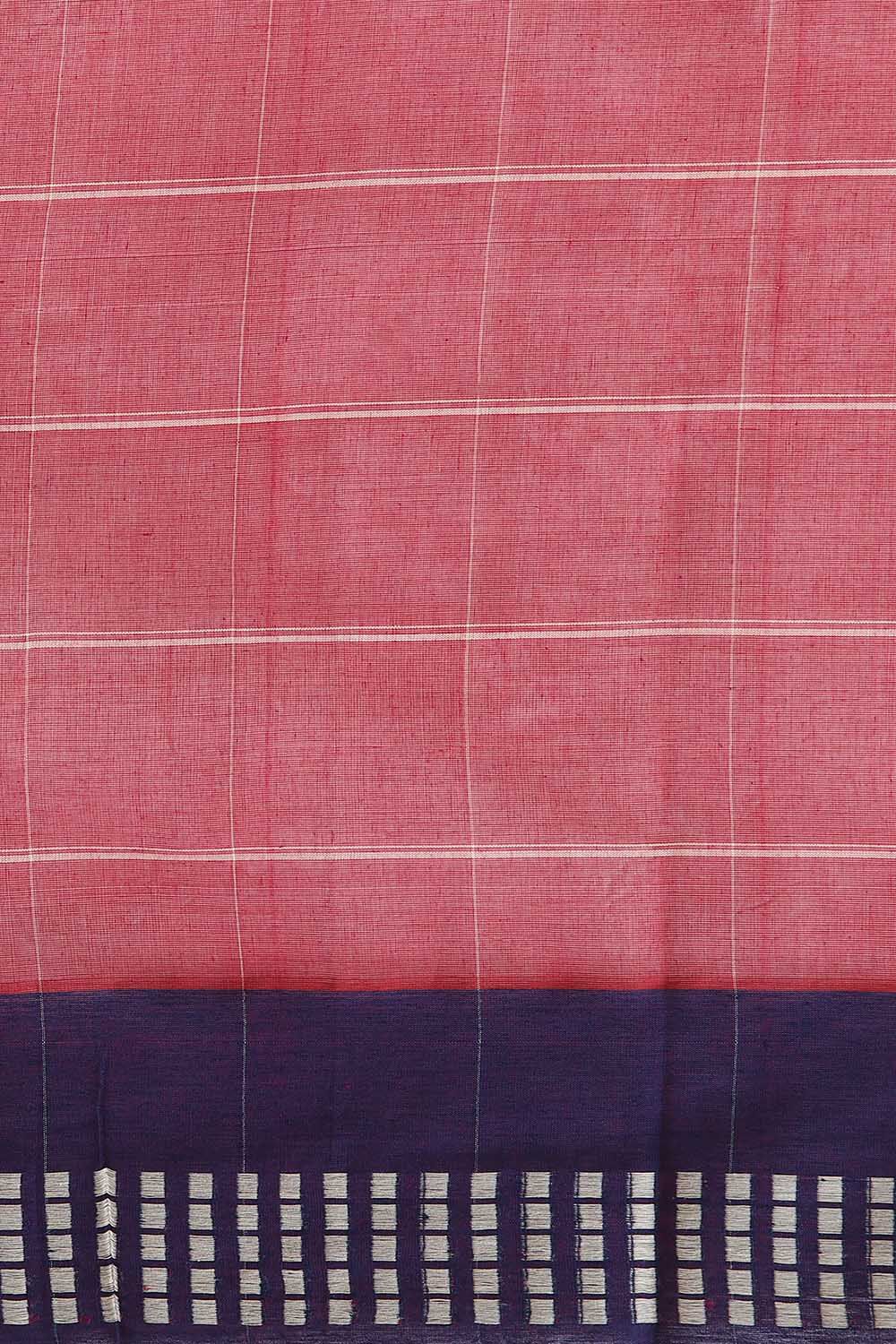 Pink Pure Cotton Naranyanpet Saree image number null