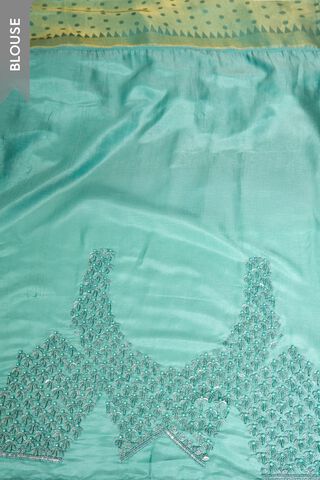 Light Blue Woven Viscose Saree thumbnail image number null