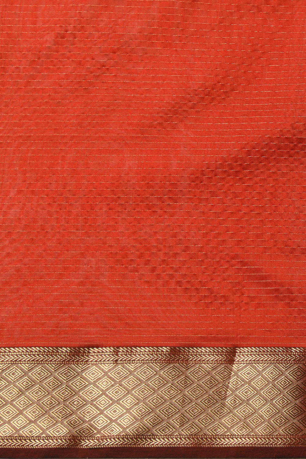 Brown Pure Silk Cotton Woven Maheshwari Saree image number null
