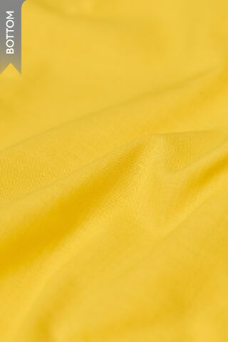 Light Yellow Screen Printed  Pure Cotton Unstitched Suit Set thumbnail image number null