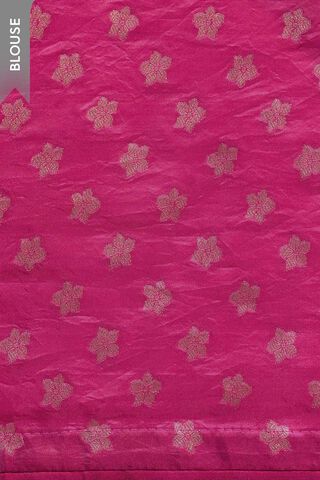 Pink Woven Design Viscose Saree thumbnail image number null