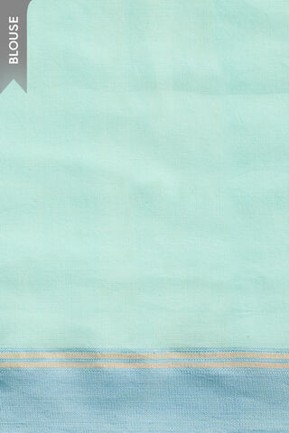 Blue Bengal Pure Cotton Kantha Embroidered Saree thumbnail image number null