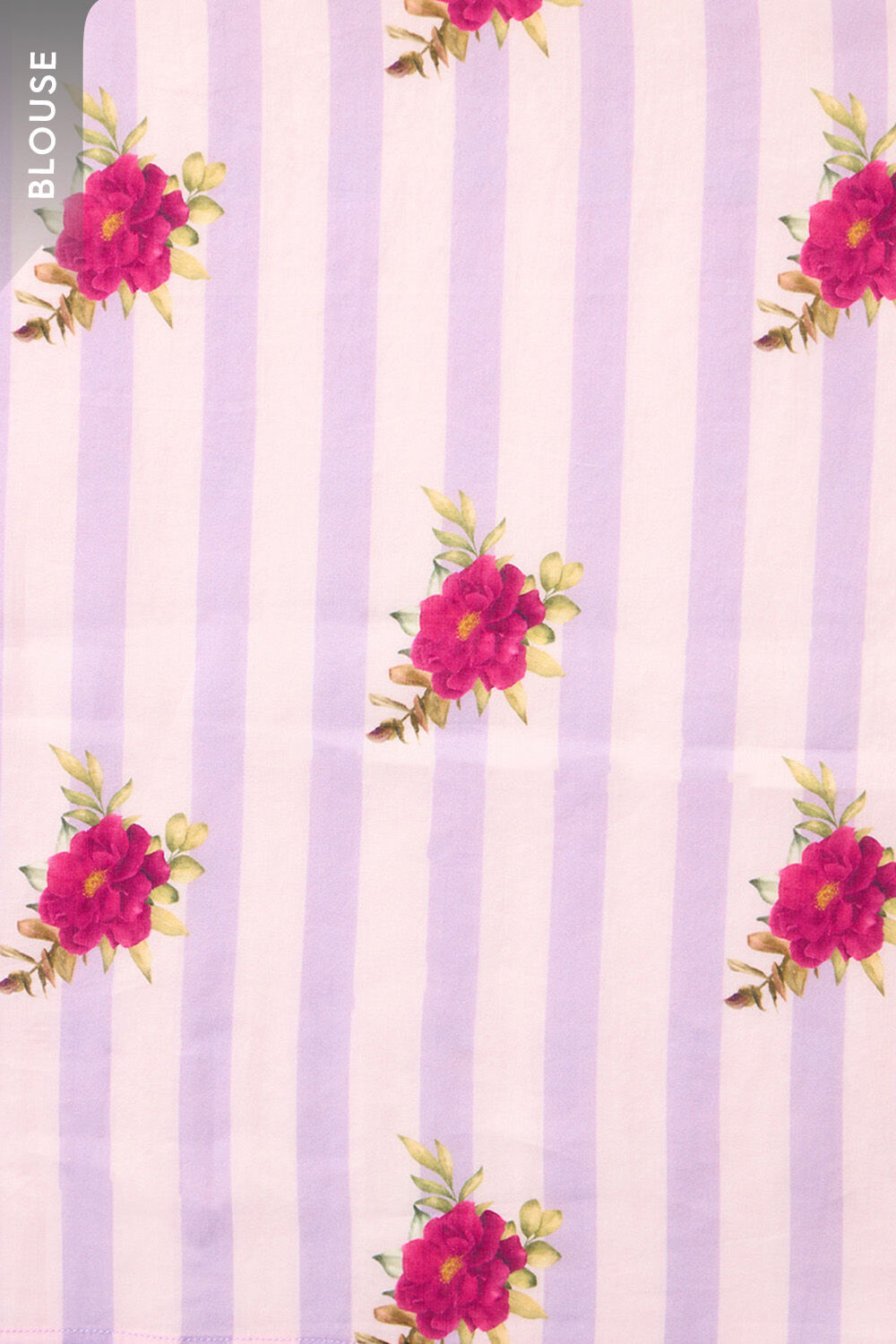 Violet Pure Kota Embroidered Saree image number null