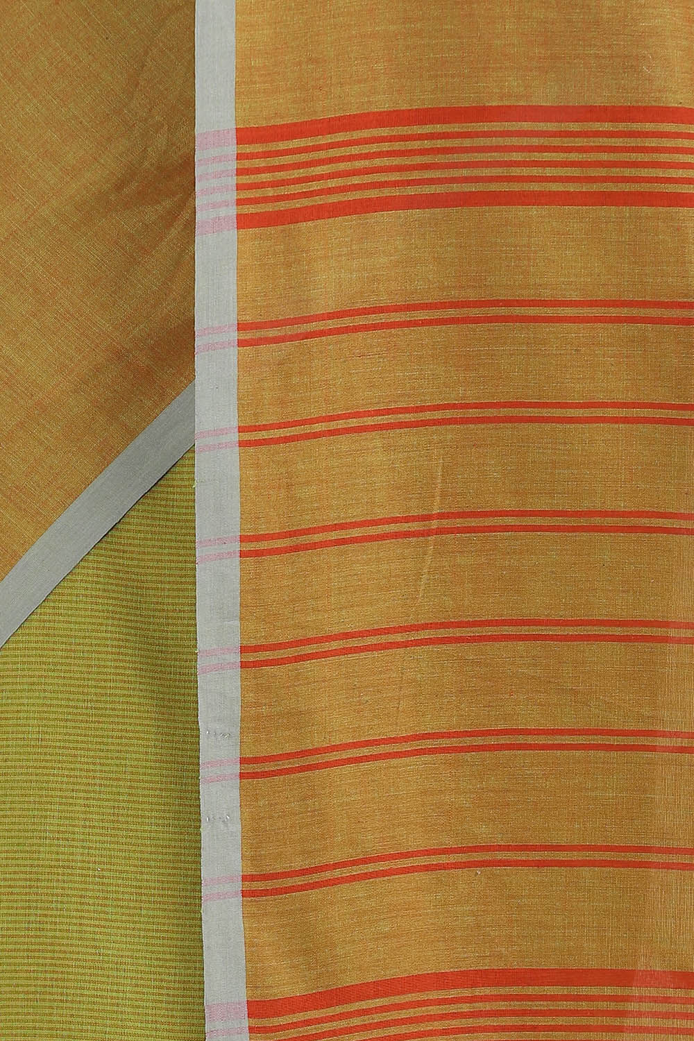 Green Pure Cotton Bengal Saree image number null
