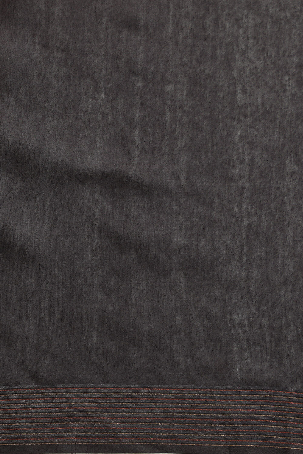 Black Bhagalpur Woven Pure Tussar Silk Saree image number null