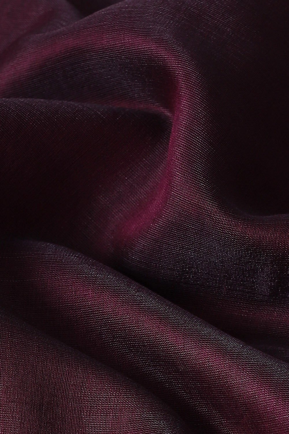 Dark Purple Pure Silk Cotton Maheswari Saree image number null
