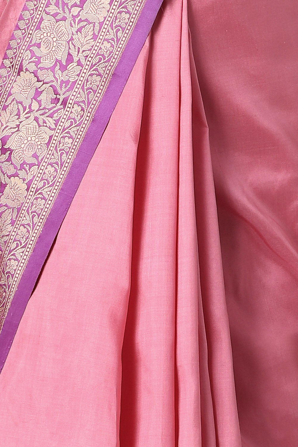 Light Pink Pure Silk Banarasi Saree image number null