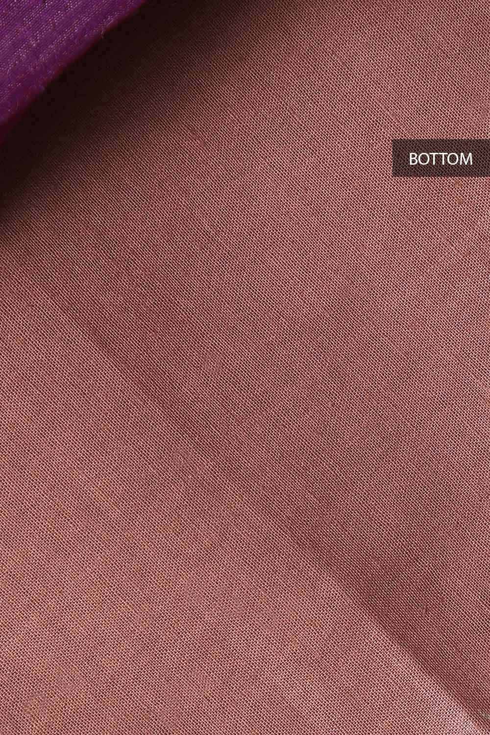 Purple Embroidered Silk Unstitched Suit Set image number null