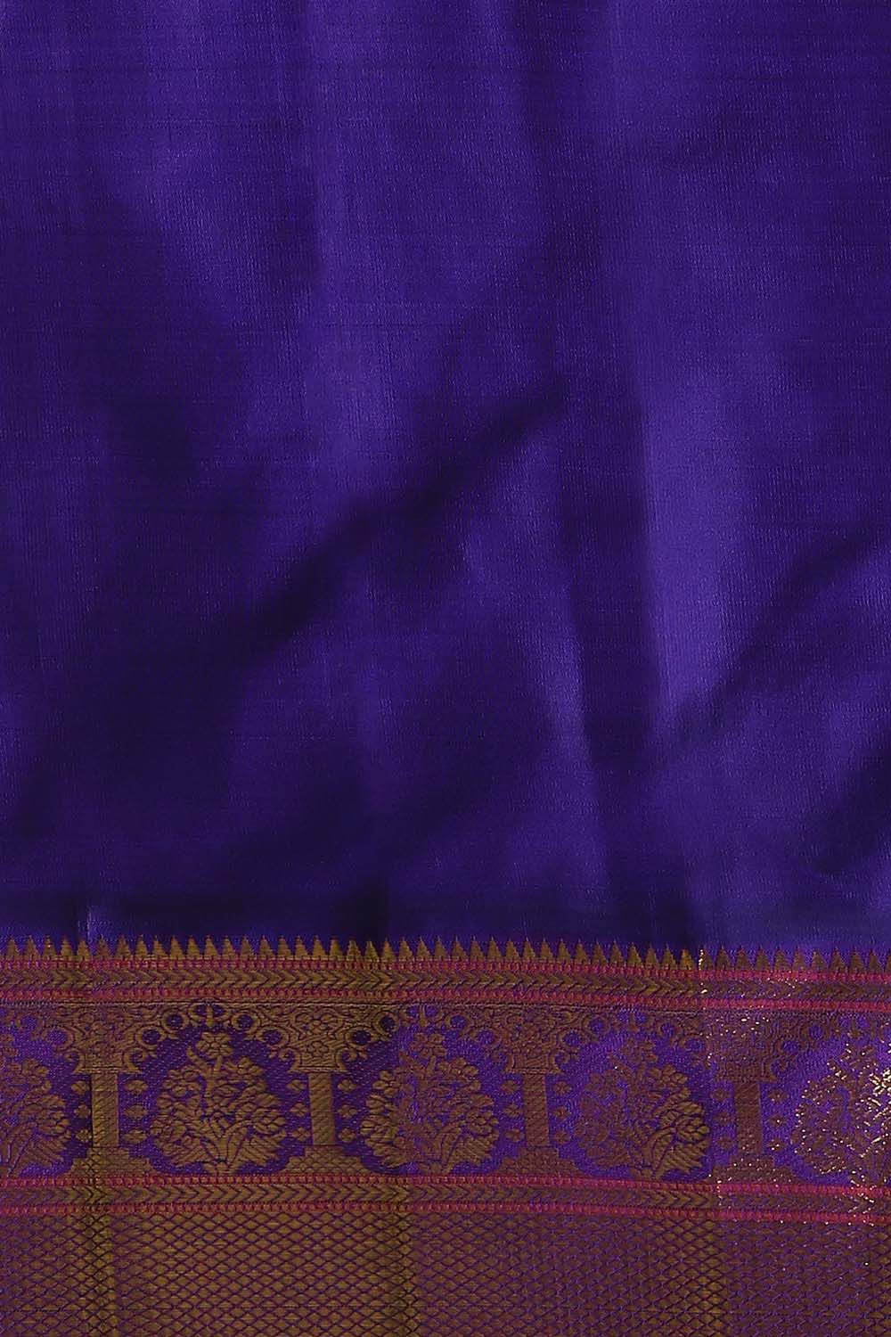 Grey Pure Silk Kanjivaram Saree image number null