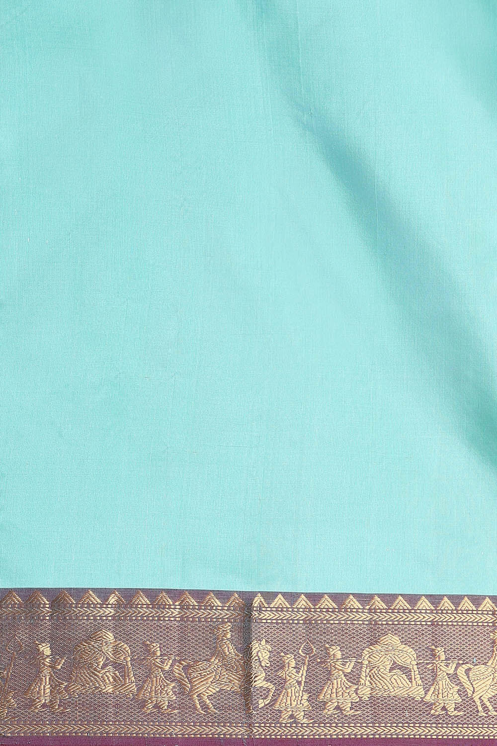 Light Blue Pure Silk Chanderi Saree image number null