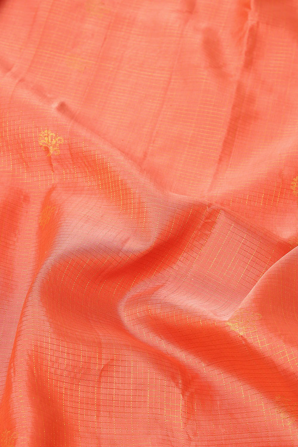 Light Orange Pure Silk Kanjivaram Saree image number null