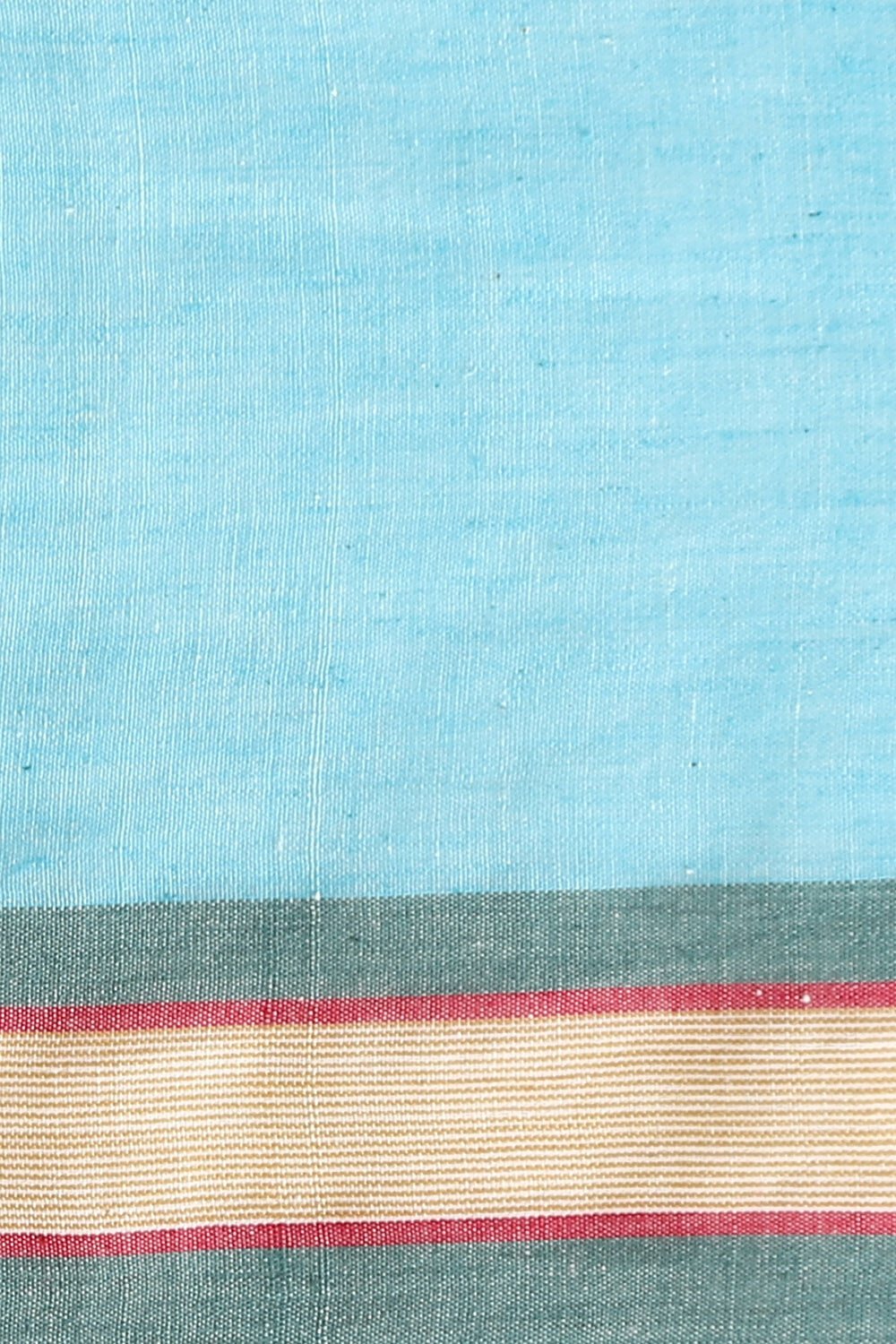 Blue Pure Khadi Cotton Jamdani Saree image number null