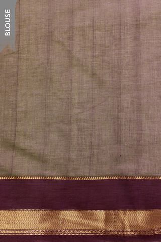 Violet Cotton Woven Saree thumbnail image number null