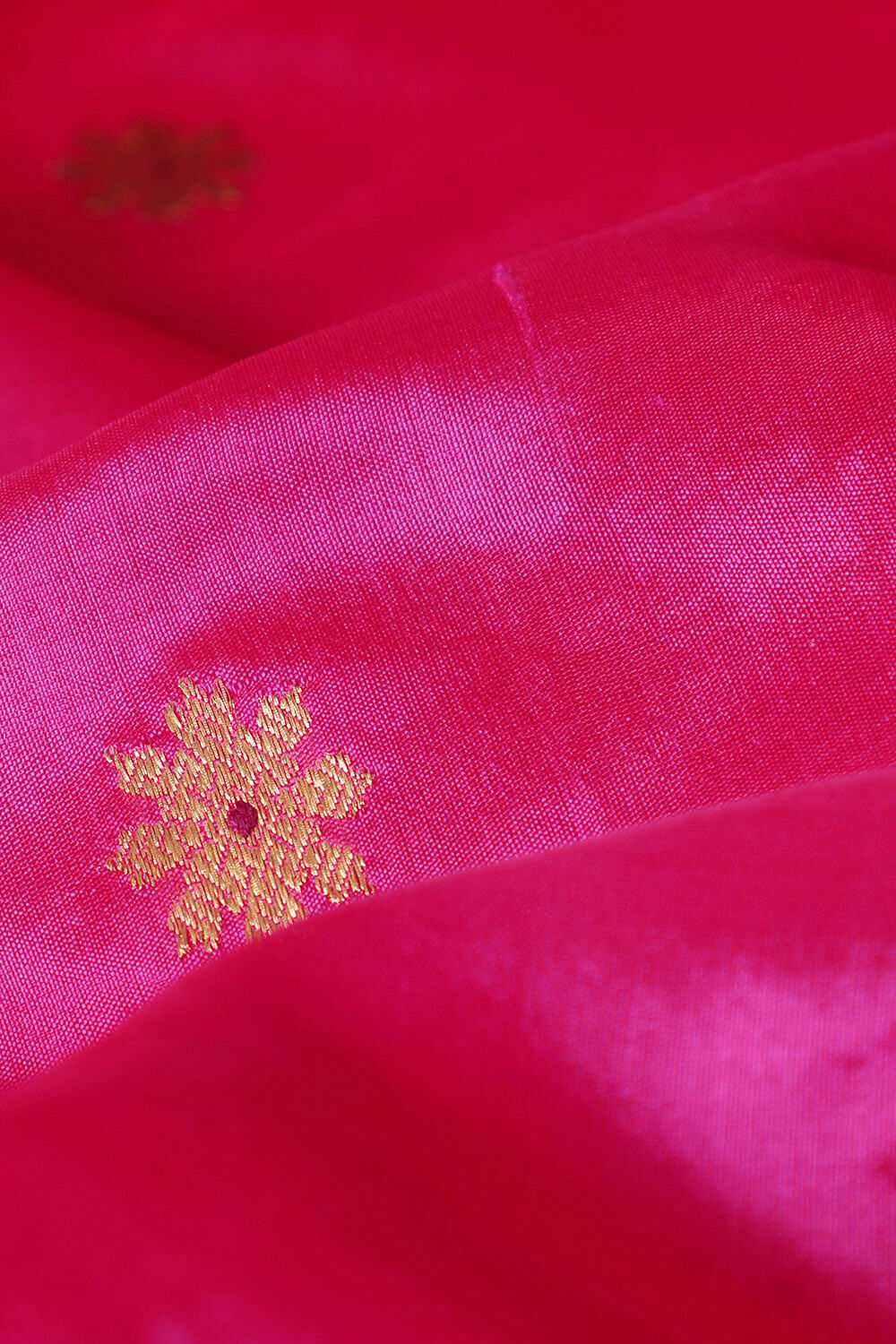 Pink Pure Silk Chanderi Saree image number null