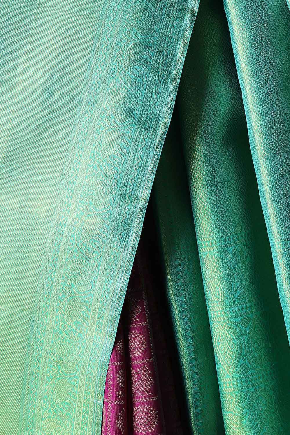 Pink Pure Silk Kanjivaram Saree image number null