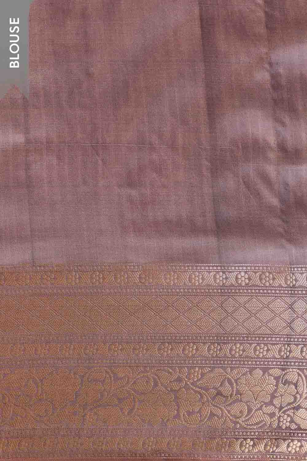 Light Pink Banarasi Inspired Design Silk Viscose Kadwa Saree image number null