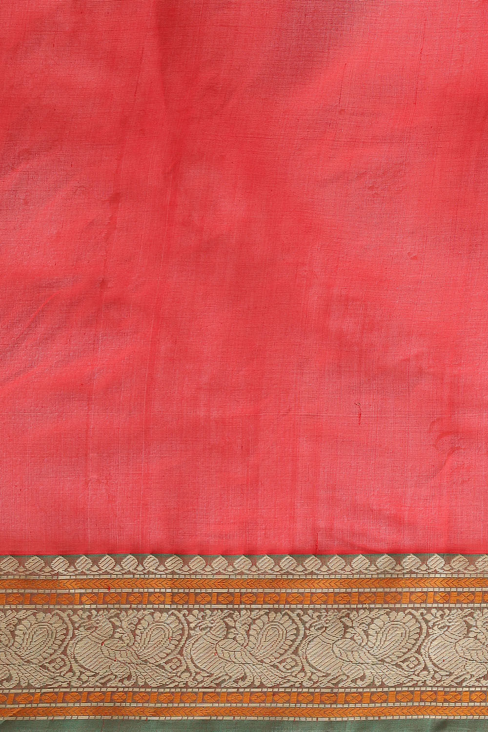 Dark Red Pure Cotton South Saree image number null