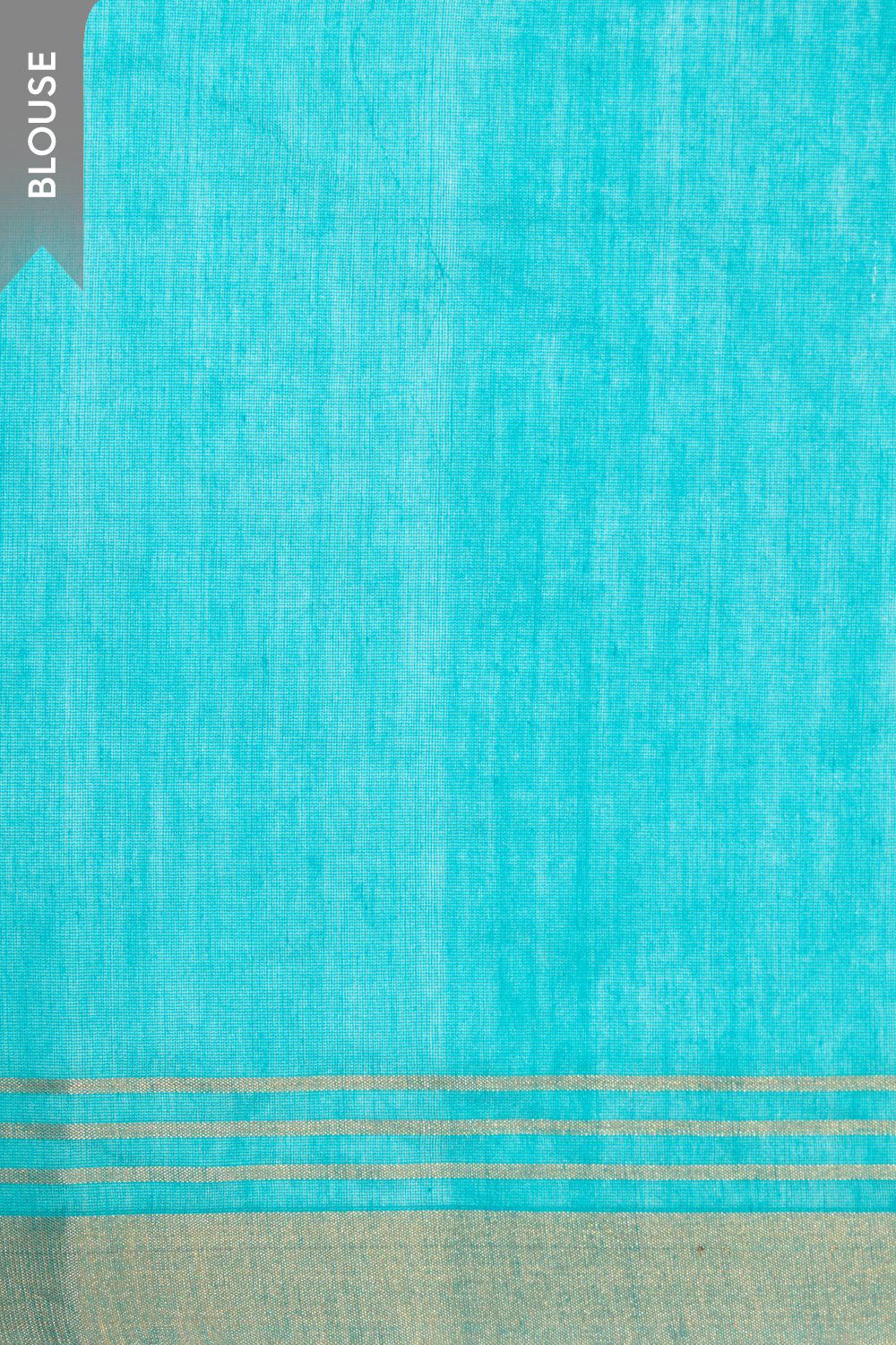 Dark Blue Pure Silk Cotton Chanderi Woven Saree image number null