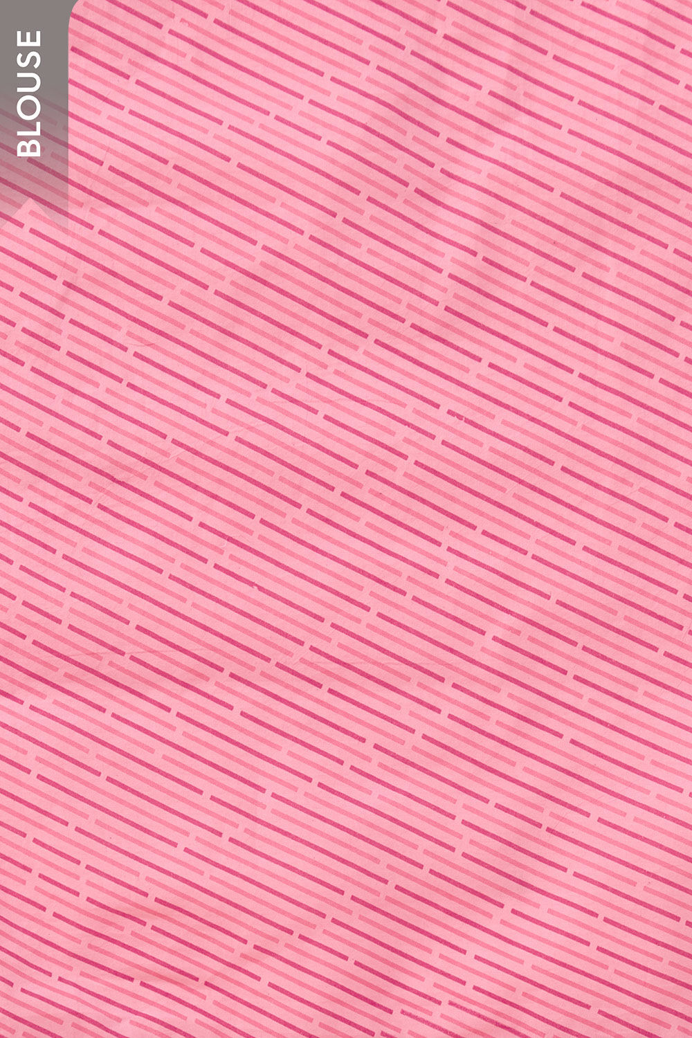 Light Pink Block Printed Bengal Pure Cotton Kota Saree image number null
