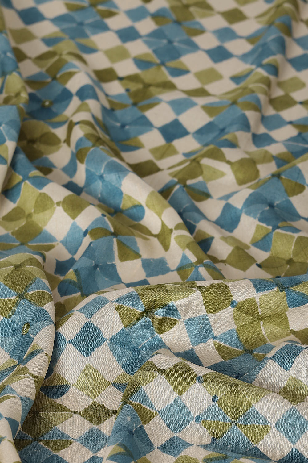 Blue-Green Pure Luxe Vegan Saree image number null