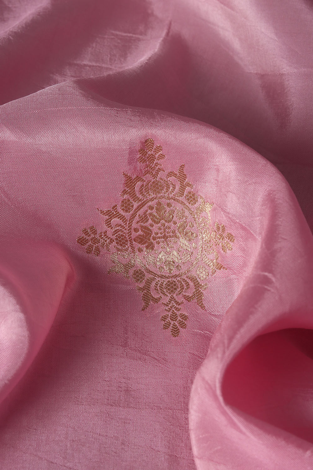 Light Pink Luxe Woven Saree image number null